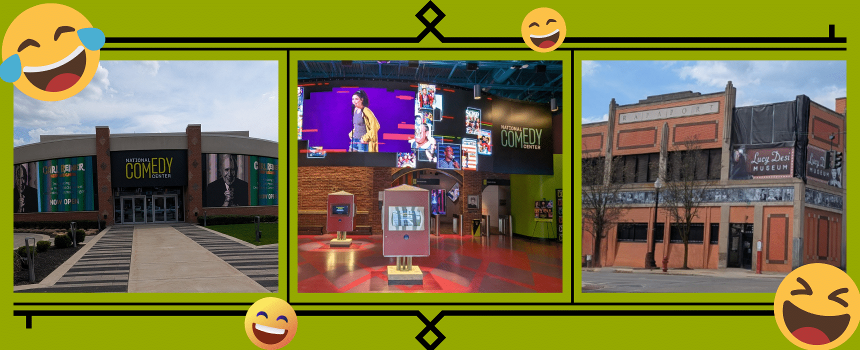 National Comedy Center Jamestown NY near Erie PA