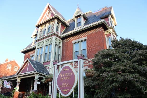 Spencer House Bed and Breakfast, an 1876 Victorian mansion on Millionaires' Row, West 6th Street, Erie, PA